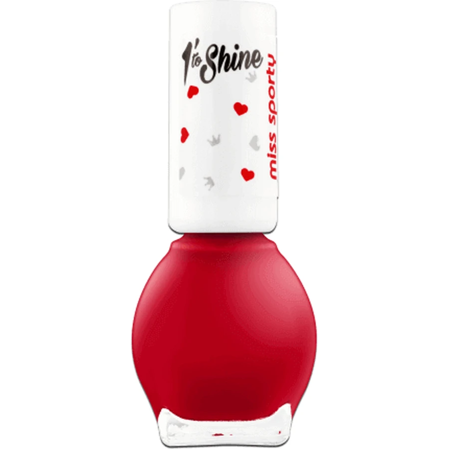 Miss Sporty 1 Minute to Shine лак для нігтів 220 Queen Of Heart, 7 мл: ціни та характеристики
