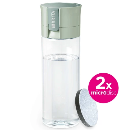 Brita Vital, бутылка с фильтром 0,6 л, зеленая + фильтр MicroDisc, 2 шт.: цены и характеристики
