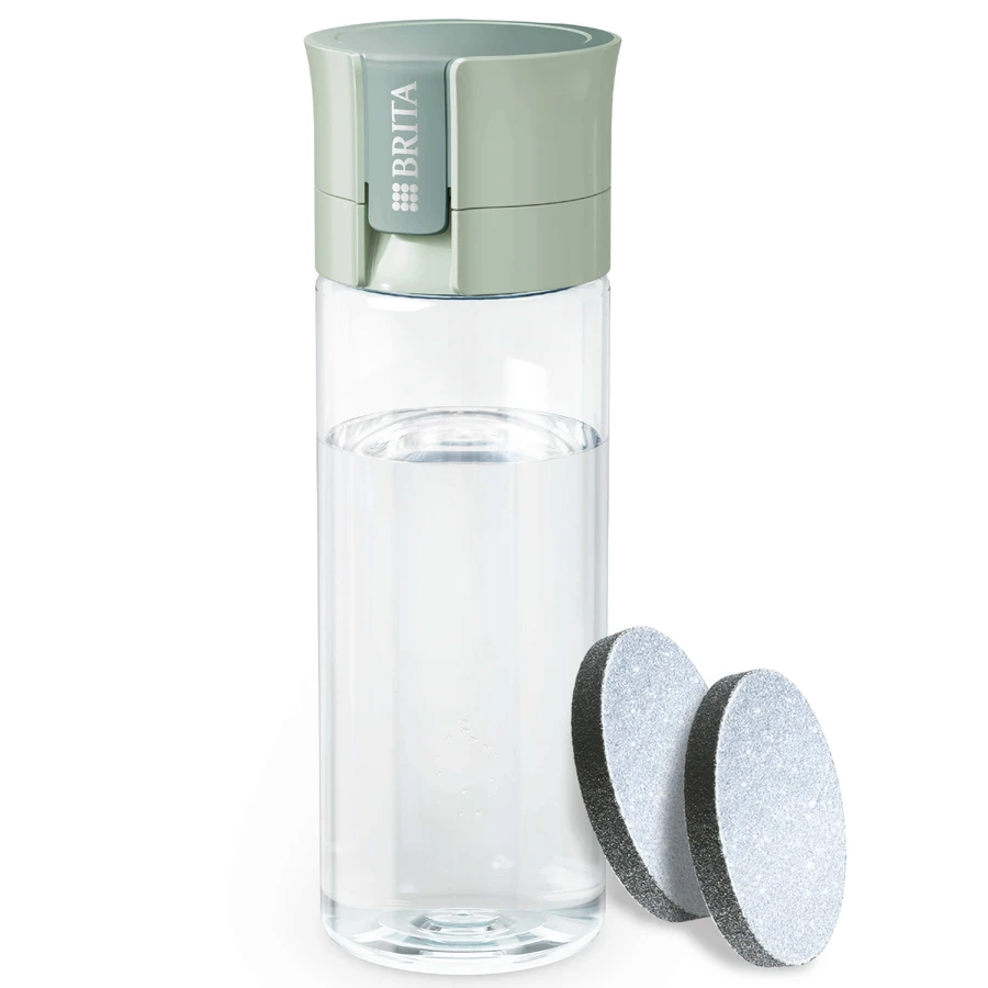 Brita Vital, бутылка с фильтром 0,6 л, зеленая + фильтр MicroDisc, 2 шт.: цены и характеристики