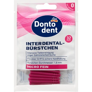 Міжзубні щітки Dontodent, 32 шт.