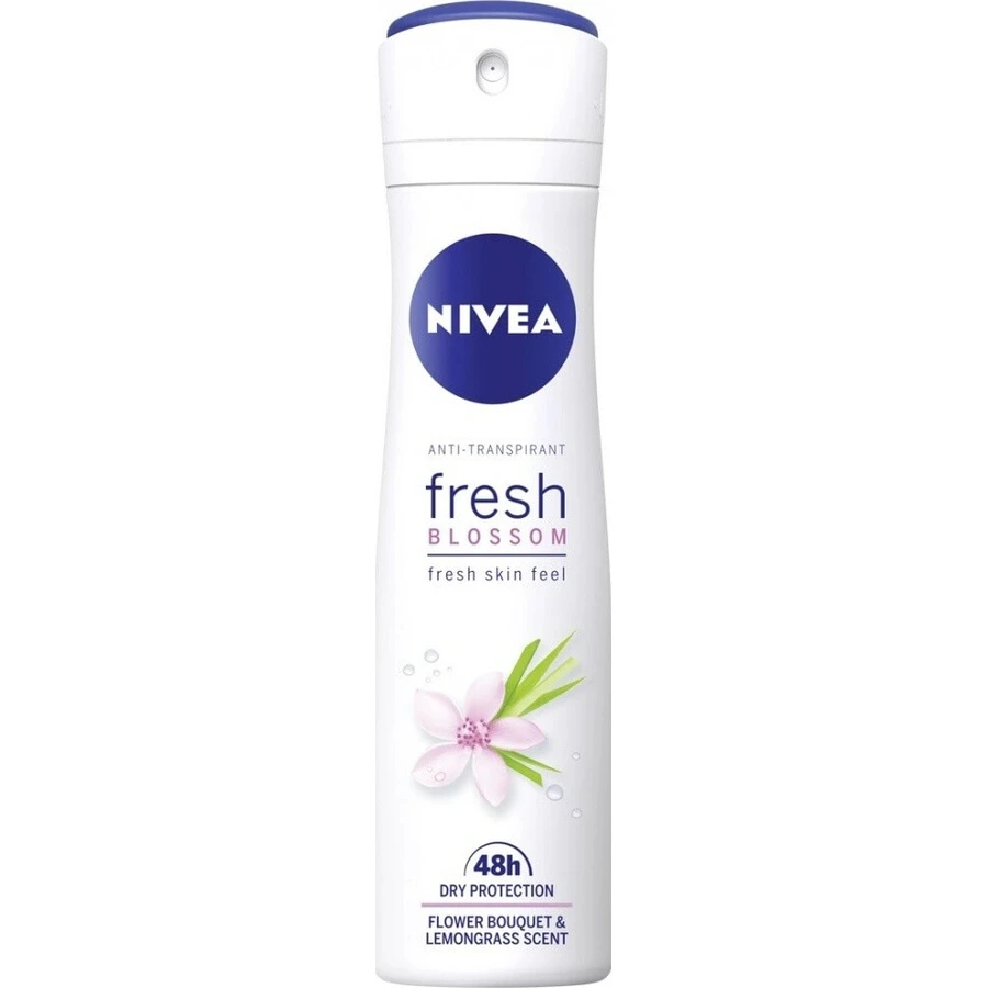 NIVEA Спрей AP Fresh Blossom 1×150 мл, антиперспирант: цены и характеристики
