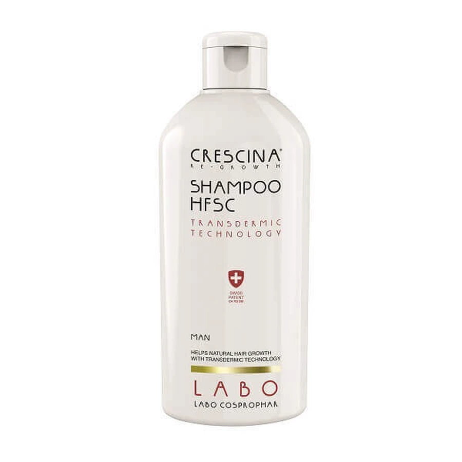 Мужской шампунь Crescina HFSC Transdermic, 200 мл, Labo: цены и характеристики