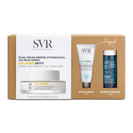 Набір SVR Collagen Biotic, крем, 50 мл + Hyalu Biotic, лосьйон, 15 мл + B3 Essence Hydra, есенція, 30 мл у подарунок: ціни та характеристики