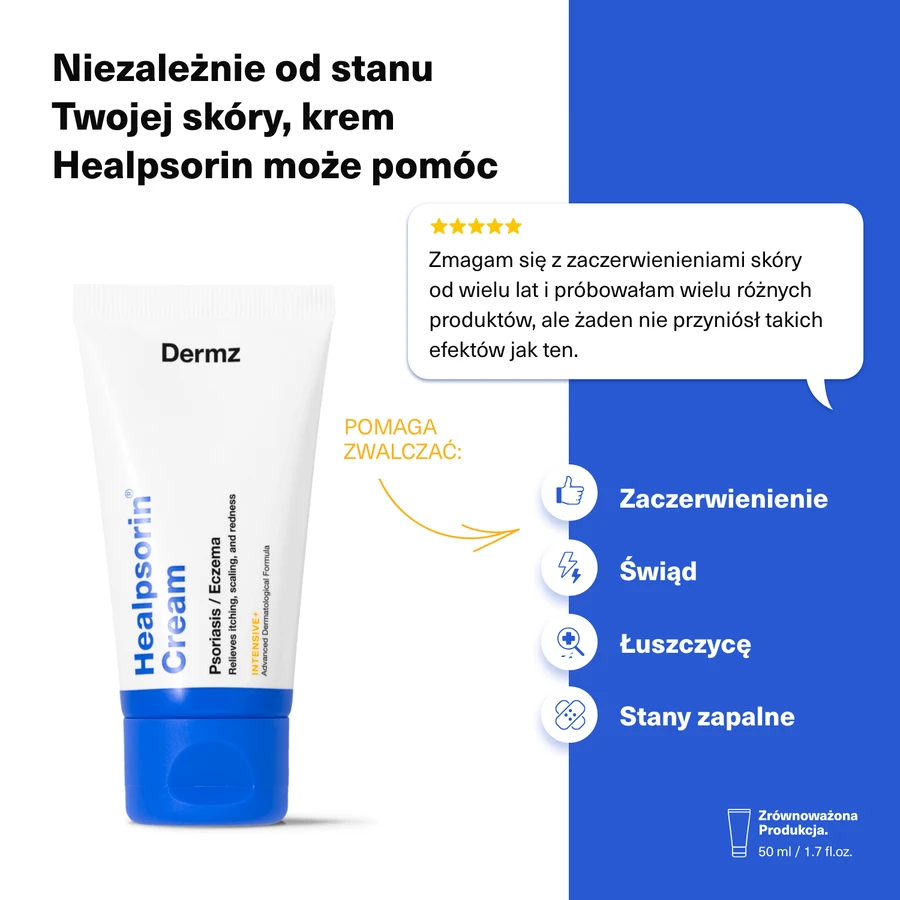 Dermz Healpsorin Крем для ущемленной кожи и экземы, 50 мл: цены и характеристики
