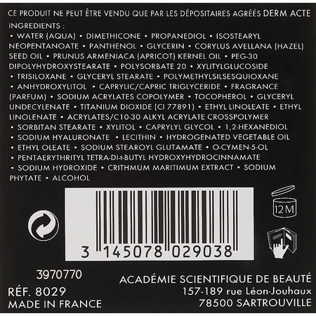 Derm Acte Survitaminee Зволожуючий крем для обличчя з гіалуроновою кислотою AC8029, 50 мл, Academie: ціни та характеристики