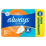 Always Ultra, гигиенические салфетки с крылышками, размер 1, Normal, 40 шт.: цены и характеристики