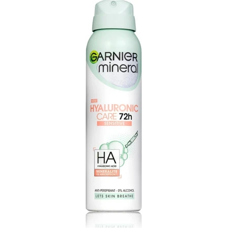 Garnier Mineral Hyaluronic Ultra Care Spray 1×150 мл, антиперспирант: цены и характеристики