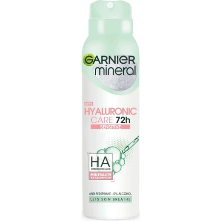 Garnier Mineral Hyaluronic Ultra Care Spray 1×150 мл, антиперспирант: цены и характеристики