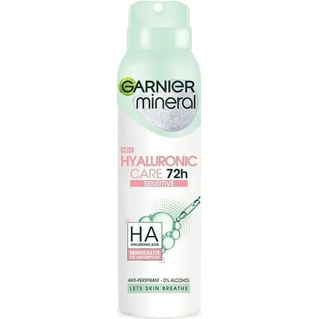 Garnier Mineral Hyaluronic Ultra Care Spray 1×150 мл, антиперспирант: цены и характеристики