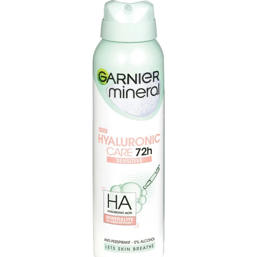 Garnier Mineral Hyaluronic Ultra Care Spray 1×150 мл, антиперспирант: цены и характеристики