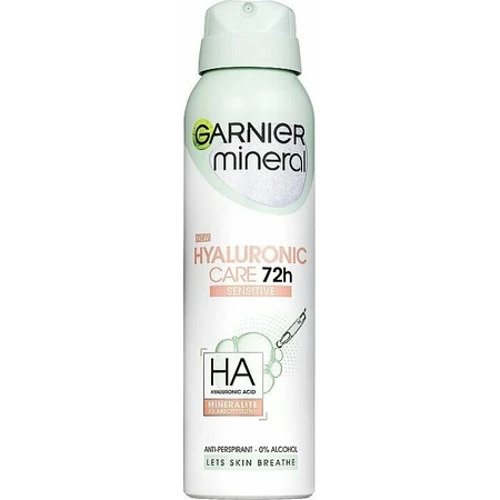 Garnier Mineral Hyaluronic Ultra Care Spray 1×150 мл, антиперспирант: цены и характеристики