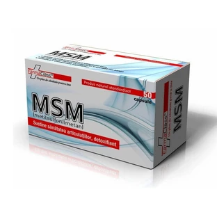 MSM Метилсульфонилметан 600 мг, 50 капсул, Farmaclass