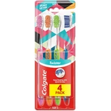М'яка зубна щітка Colgate Twister Design Edition 4 шт.