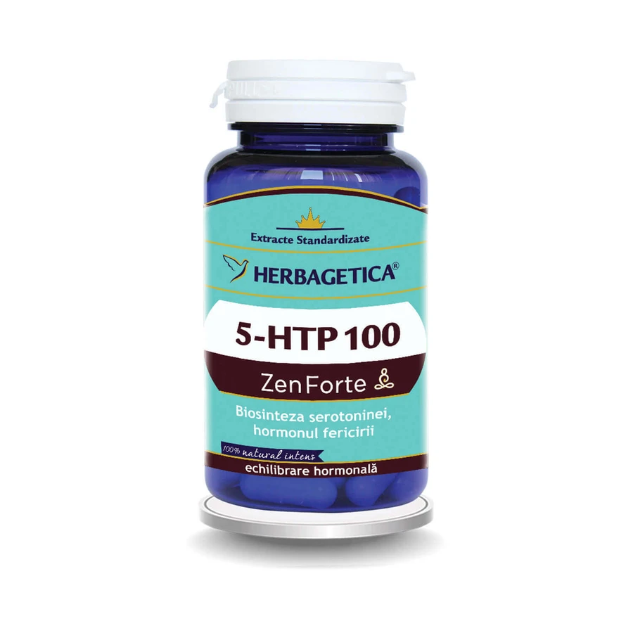 5 HTP 100 Zen Forte Herbagetica, 60 капсул: цены и характеристики