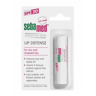 Дерматологический защитный бальзам для губ с SPF 30, 4,8 г, Sebamed