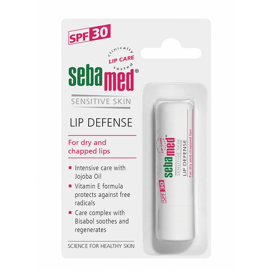Дерматологический защитный бальзам для губ с SPF 30, 4,8 г, Sebamed: цены и характеристики