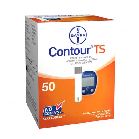 Contour TS, тест полоски для измерения, 50 полосок: цены и характеристики