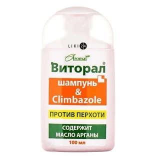 Шампунь для волосся "виторал" з клімбазолом шампунь фл. 100 мл