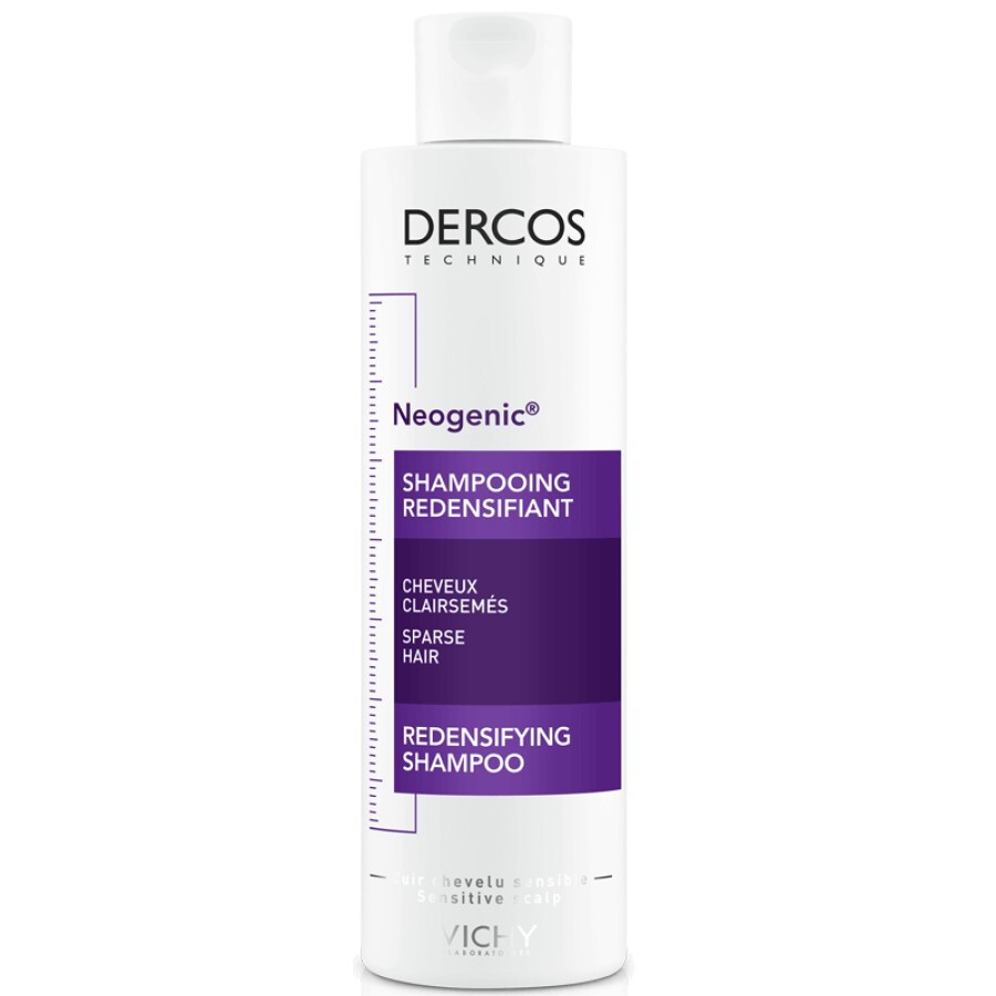 Шампунь Vichy Dercos Neogenic зі стемокседіном для збільшення густоти волосся, 200 мл: ціни та характеристики