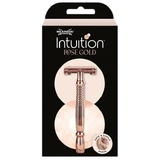 Wilkinson Sword Intuition Double Edge Rose gold женская металлическая бритва Classic + иглы 10 шт.