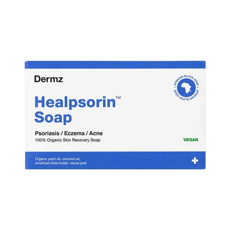Dermz Healpsorin Мило-брус для защемленої шкіри та екземи, 100 г: ціни та характеристики