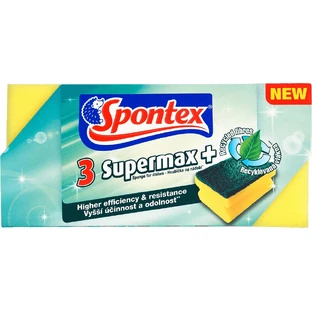 Spontex Supermax+ Губчасті кришки 3 шт.