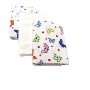 Пеленки для новорожденных с рисунком бабочки, 75x75 см, 3 штуки, Baltic Bebe