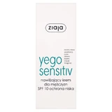 Ziaja Yego Sensitiv Увлажняющий крем SPF 10 для мужчин, 50 мл