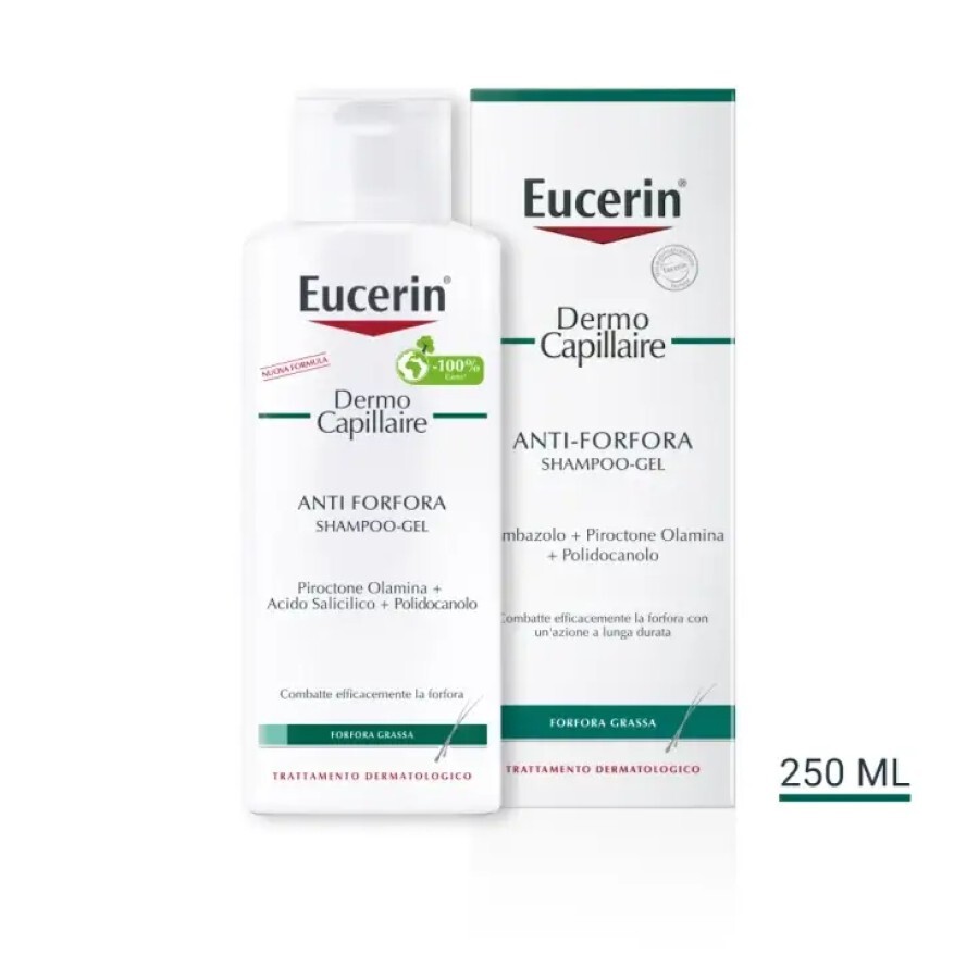 Шампунь Eucerin проти лупи заспокійливий для жирного типу шкіри голови, 250 мл: ціни та характеристики