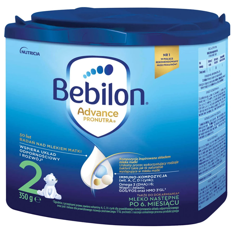 Bebilon Advance Pronutra 2, дополнительное молоко, старше 6 месяцев, 350 г УПАКОВКА С ДЕФЕКТОМ: цены и характеристики