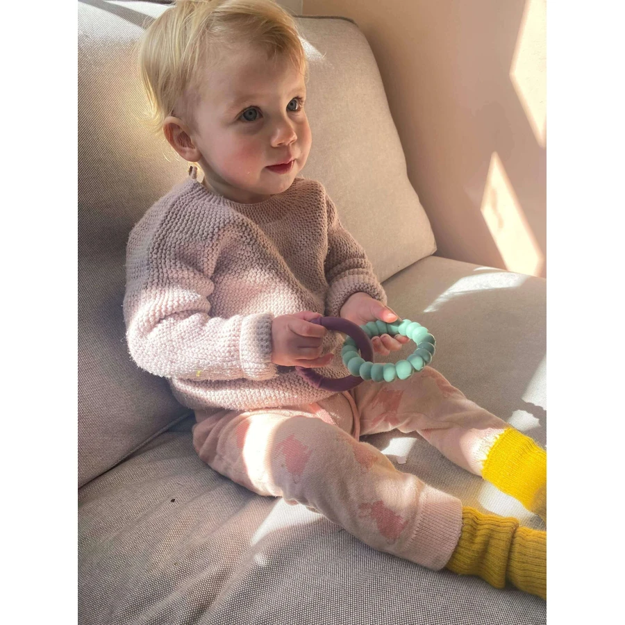 Прорізувач Jellystone Designs Teether Sun, зелений/фіолетовий: ціни та характеристики