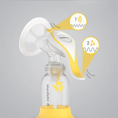 Молоковідсмоктувач Medela Harmony Flex, ручний, 2-фазний: ціни та характеристики