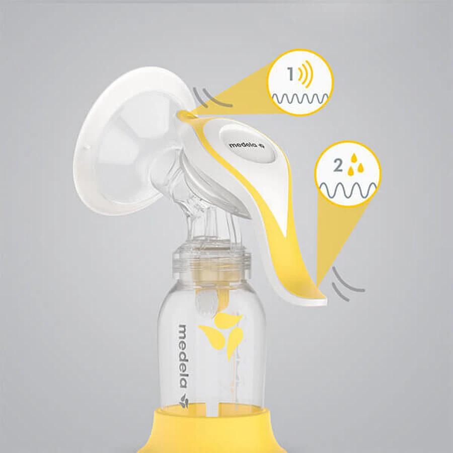 Молоковідсмоктувач Medela Harmony Flex, ручний, 2-фазний: ціни та характеристики