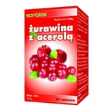 Клюква с ацеролом 60 таблеток САНБИОС