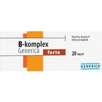 GENERICA В-комплекс форте 1×20 табл, В-комплекс: ціни та характеристики