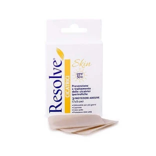 Пластир від шрамів на шкірі Resolve SPF50+, 7x5 см, 3 отвори, Pietrasanta Pharma