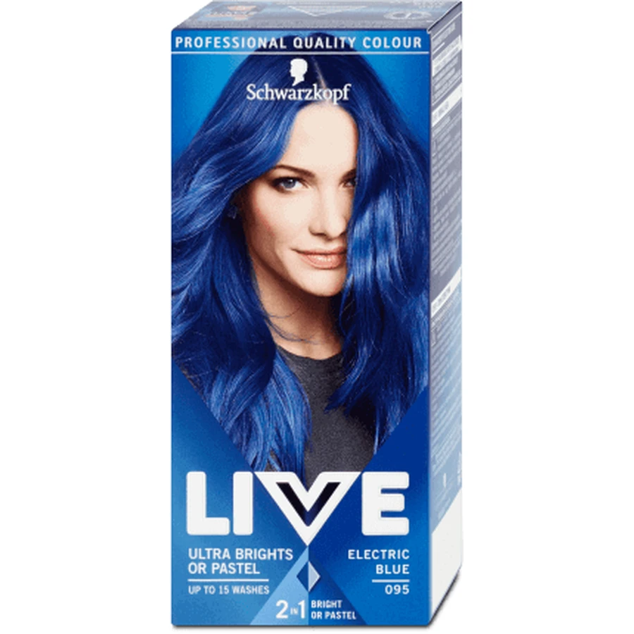 Напівстійкий лак для нігтів Schwarzkopf Live Live Ultra Ultra Brights 95 Electric Blue Напівстійкий лак для нігтів Electric Blue, 0,8 л: ціни та характеристики