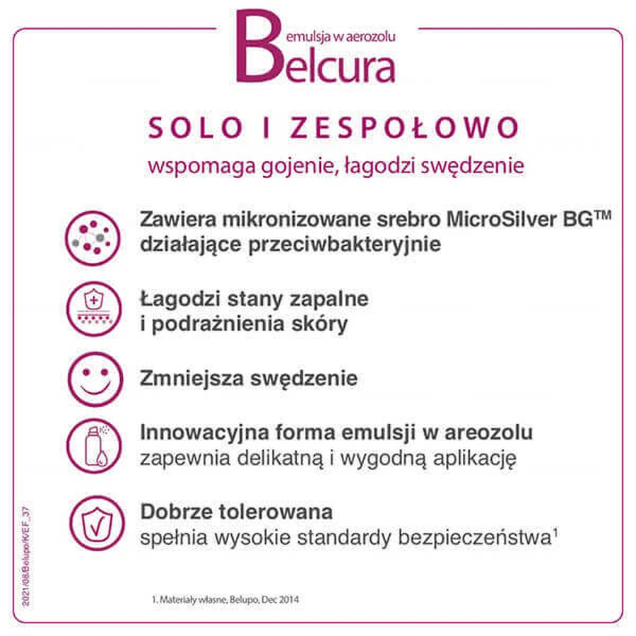 Belcura Спрей-эмульсия для тела, 125 мл: цены и характеристики