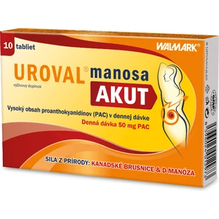 Walmark Uroval Manosa Akut 10 таблеток