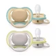 Пустышка Ultra Air, 0-6 месяцев, 2 штуки, нейтральный, Philips Avent