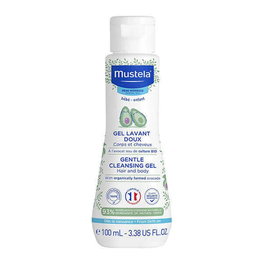 Стартовий набір Mustela для новонароджених, лосьйон для тіла, 100 мл + очищувальний лосьйон, 100 мл + очищувальна вода, 100 мл: ціни та характеристики