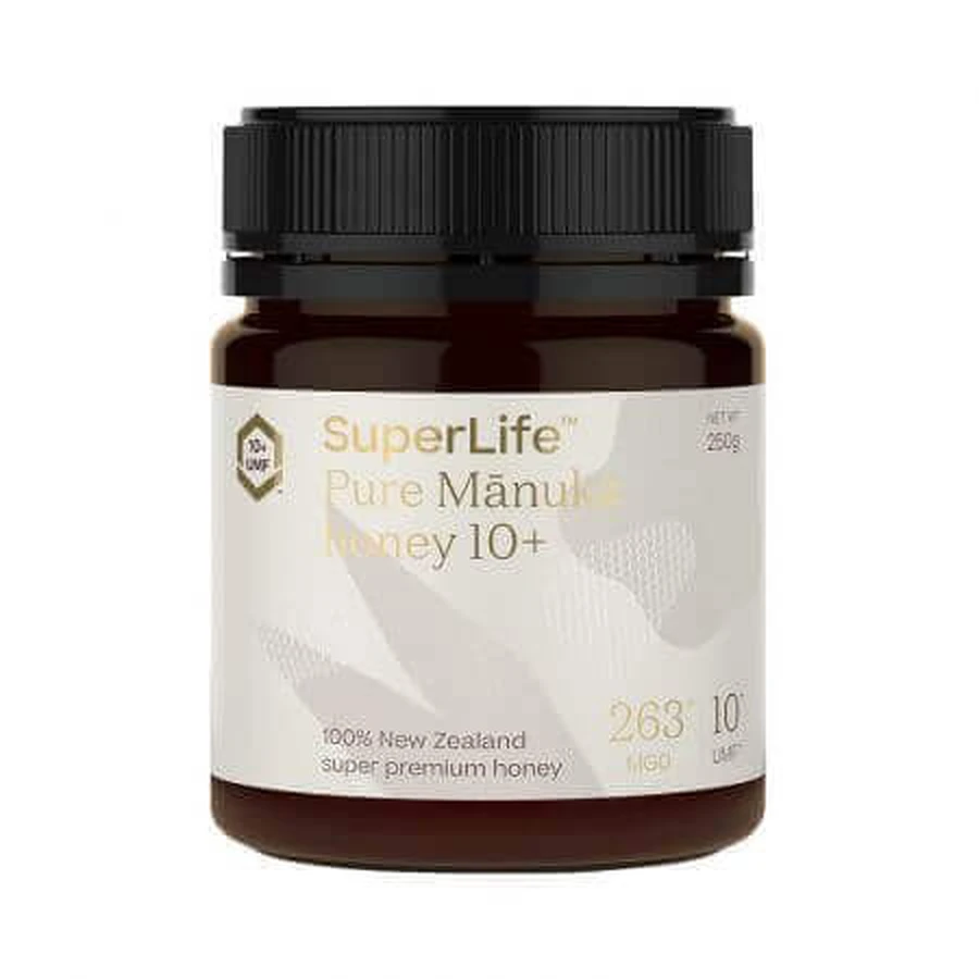 Мед манука UMF10+, MGO263+, 250 г, Superlife: цены и характеристики