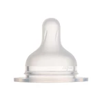 Canpol Babies, соска силіконова для пляшечки S-Shape L, середня, 59/893, від 6 місяців, 2 шт.: ціни та характеристики