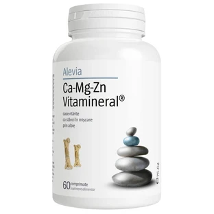 Вітамінний комплекс Ca-Mg-Zn, 60 таблеток, Алевія