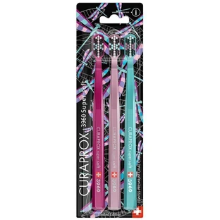 Curaprox Надзвичайно м'яка зубна щітка 3960 Super Soft Dragon Fly 3 шт.