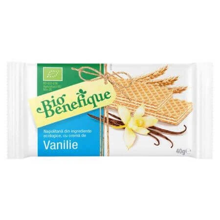 Органічна вафля з ванільним кремом, 40 г, Sly Nutritia: ціни та характеристики