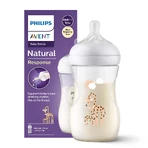 Avent Natural Response, пляшечка з чутливою соскою, yraffa, потік 3, SCY903/66, після 1 місяця, 260 мл ПОЛАМАНА УПАКОВКА: ціни та характеристики