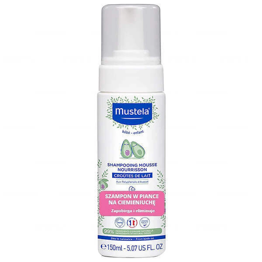 Mustela, Bebe Enfant, Шампунь-пенка для младенцев, 150 мл: цены и характеристики