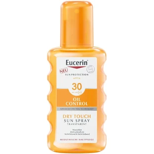 Eucerin Прозрачный спрей солнцезащитный Dry Touch Oil Control SPF 30, 200 мл