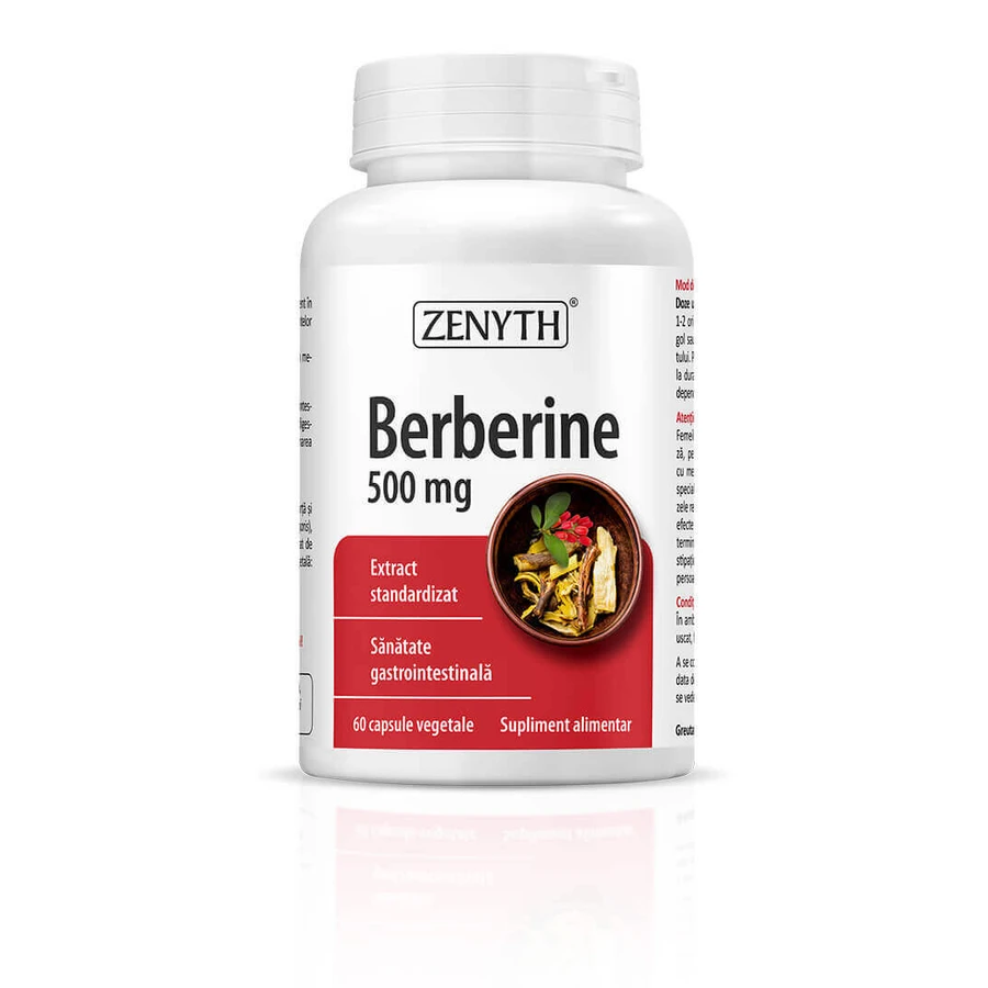 Берберин 500 мг Berberine Zenyth, 60 капсул: цены и характеристики